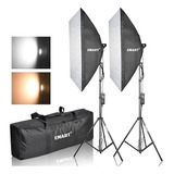 Kit De Iluminación Emart Photography Softbox, Equipo De Foto