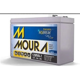 Bateria Moura 12v 7ah Alarmes, No Break E  Sonar Pesca 