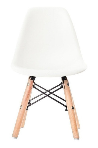 Silla Eames Kids Línea Premium Nórdica Blanca 