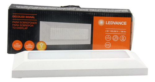 Luminaria Ledvance Decoled Signal Blanca  4w 3000k