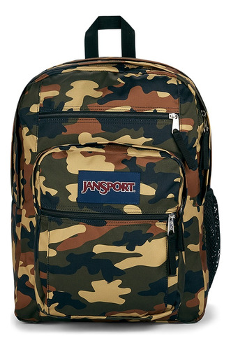 Mochila Jansport Big Student 34lts Army Green Y Varios Colrs