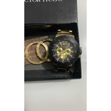 Relógio Victor Hugo Original Modelo Vh10090gsg/02m
