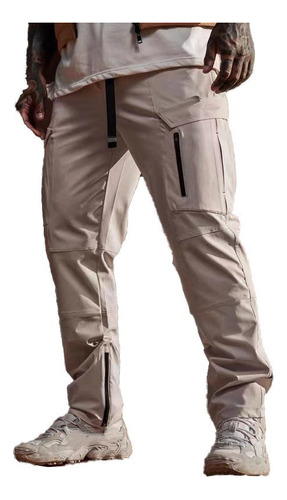 Pantalón Jogger Cargo Casual Multibolsillos For Hombre