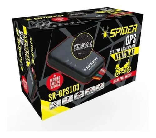 Localizador Gps Para Motocicletas Spider Con Botón De Pánico