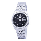 Reloj Seiko 5 Snk361k1 Automático Bisel Negro 37mm