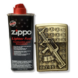 Kit Zippo / Gasolina + Encendedor Tipo Zippo  M 