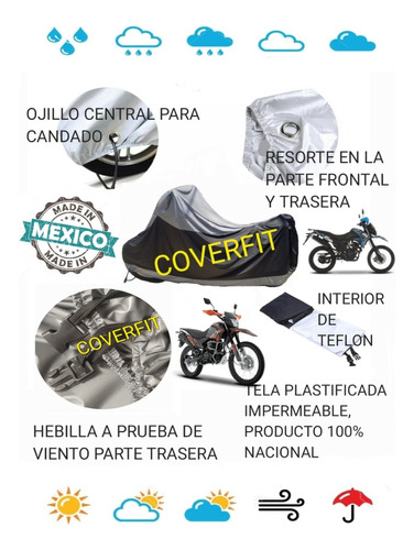 Funda Xl Impermeable Para Motocicleta Carabela Route 125