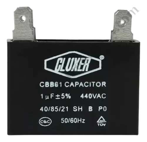 Capacitor Cbb61 De 1 Mf Para Mini Split O Ventiladores 450v