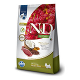 Ração Cachorro N&d Quinoa Adulto Mini Pato Pele E Pelo 2,5kg