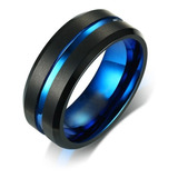 Anillo En Acero Inoxidable Elegante Para Hombre