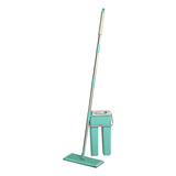 Rodo Flat Mop E Balde Lava E Seca Com 2 Refil Varias Cores