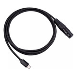 Cabo Usb C Para Xlr Fêmea, Cabo De Microfone Usb C Tipo C Ma