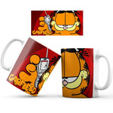 Mug Taza Garfield Gato Programa Cartoon 004
