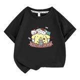 Camiseta De Manga Corta Con Estampado Pom Pom Purin Lindo