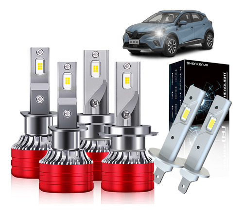 Kit De Focos H7 H11 Led De Luz Alta Y Baja Para Renault [u]