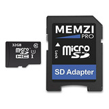 Memzi Pro 32gb Clase 10 90mb - S Tarjeta De Memoria Micro Sd
