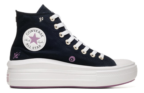 Tenis Converse Chuck Taylor All Star Move Mujer-negro