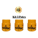 Kit 3 Micosan 50g Clareador De Pele E Para Micoses Em Geral