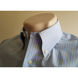 Camisa Brooks Brothers Azul-raya (no Polo, Rl, Ck, Vineyard)