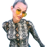 Diseño Bodysuit Importado Blusa Mujer Invierno 25%off