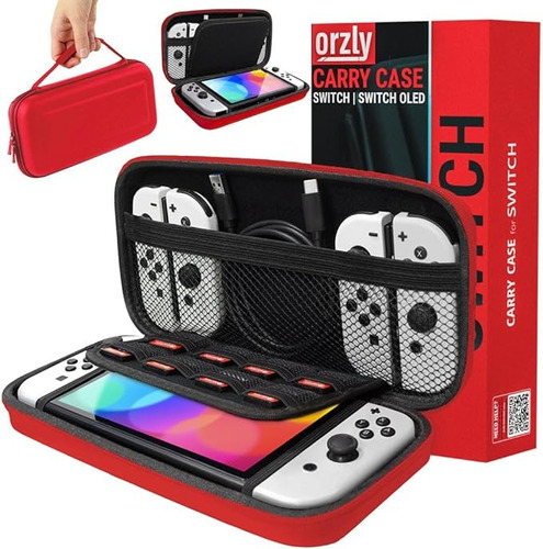  Funda De Transporte Compatible Con Nintendo Switch, Orzly 