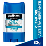 Desodorante Gillette Cool Wave En Gel Para Caballero 82 Gr