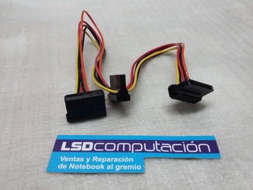 Cable Sata Molex Fuentes Pc Dvr 3 Conectores Lsdcomputacion