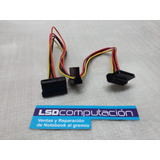 Cable Sata Molex Fuentes Pc Dvr 3 Conectores Lsdcomputacion