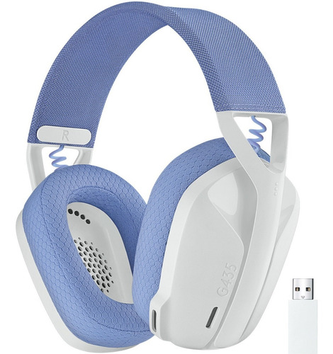 Auricular Gamer Wireless Logitech G435 Lightspeed Blanco *