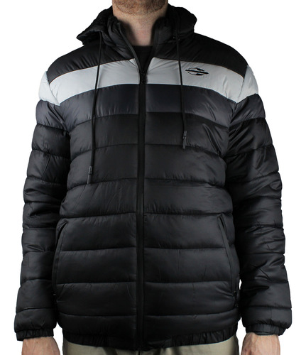 Jaqueta Masculina Nylon Puffer Forrada Com La Pelo Mormaii