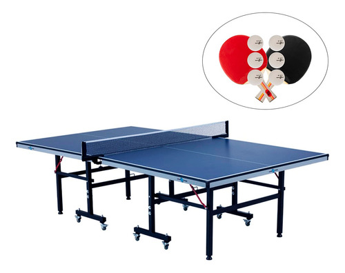 Mesa Ping Pong 18mm Sportfitness Raquetas Bolas Profesional 