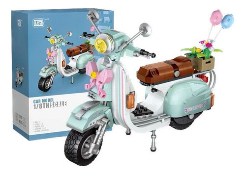 Mini Ladrillos Motocicleta Juguetes Para Niños Regalo 673pcs