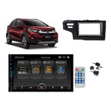 Multimídia Mp5 Honda Wrv 17 18 19 20 21 Usb Câmera E Moldura