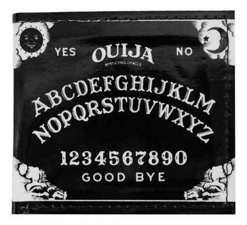 Cartera De La Ouija Gotica Vinipiel Cuadra Con Monedero. 