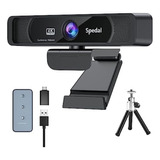 Webcam Spedal 4k Zoom Digital / Plug & Play Adaptador Tipo C