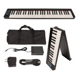 Piano Plegable, 61 Teclas De Tamano Completo, Teclado Electr