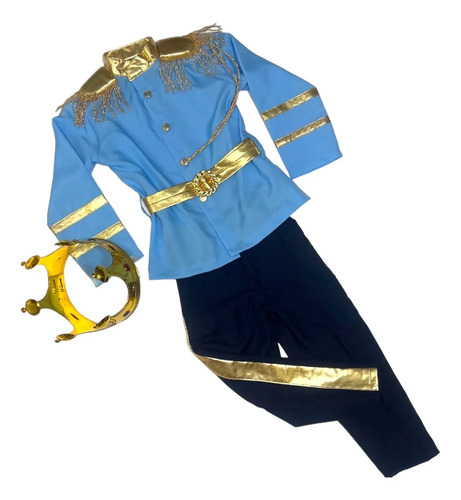 Disfraz Principe Azul Niños Disfraz Rey Halloween Navidad Principe De Cenicienta