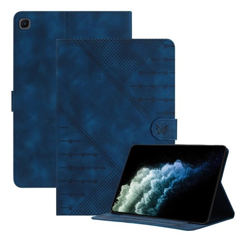 Funda Azul Grabada Para Samsung Galaxy Tab A7 Lite T220