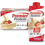 Premier Protein High Strawberry Cream 12 Malteadas