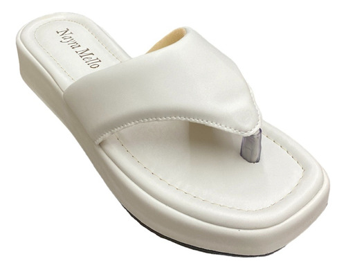 Chinelo De Dedo Flatform Sandália Plataforma Tamanco