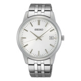 Reloj Seiko Hombre Sur397 P1 Sumergible Color De La Malla Plateado Color Del Bisel Plateado Color Del Fondo Plateado