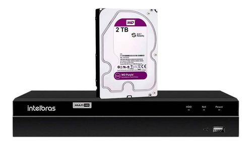 Dvr Intelbras Mhdx 1216 Full Hd 1080p 16 Canais 2tb Purple