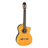 Guitarra Criolla Clásica Takamine Classical Tc132sc Para Diestros Natural Gloss Brillante