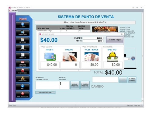 Sistema Programa Punto De Venta Para Cualquier Negocio A52