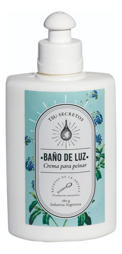 Crema Para Peinar Tsu Cosmeticos Baño De Luz 180ml X2 C32700