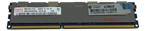 Memória 8gb Pc3-10600r Hp Dl380 G6 G7 / Dl385 G7 / Ml380 G7