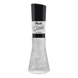 Esmalte Glitter Nati Incolor Prata 8ml