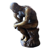 Estatua El Pensador De Rodin Simil Bronce Escultura Clasica