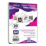 Papel Transfer Telas Claras  20 Hojas A4 Cursor