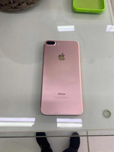 iPhone 7 Plus Rosa 32gb Com Película Muito Bem Conservada